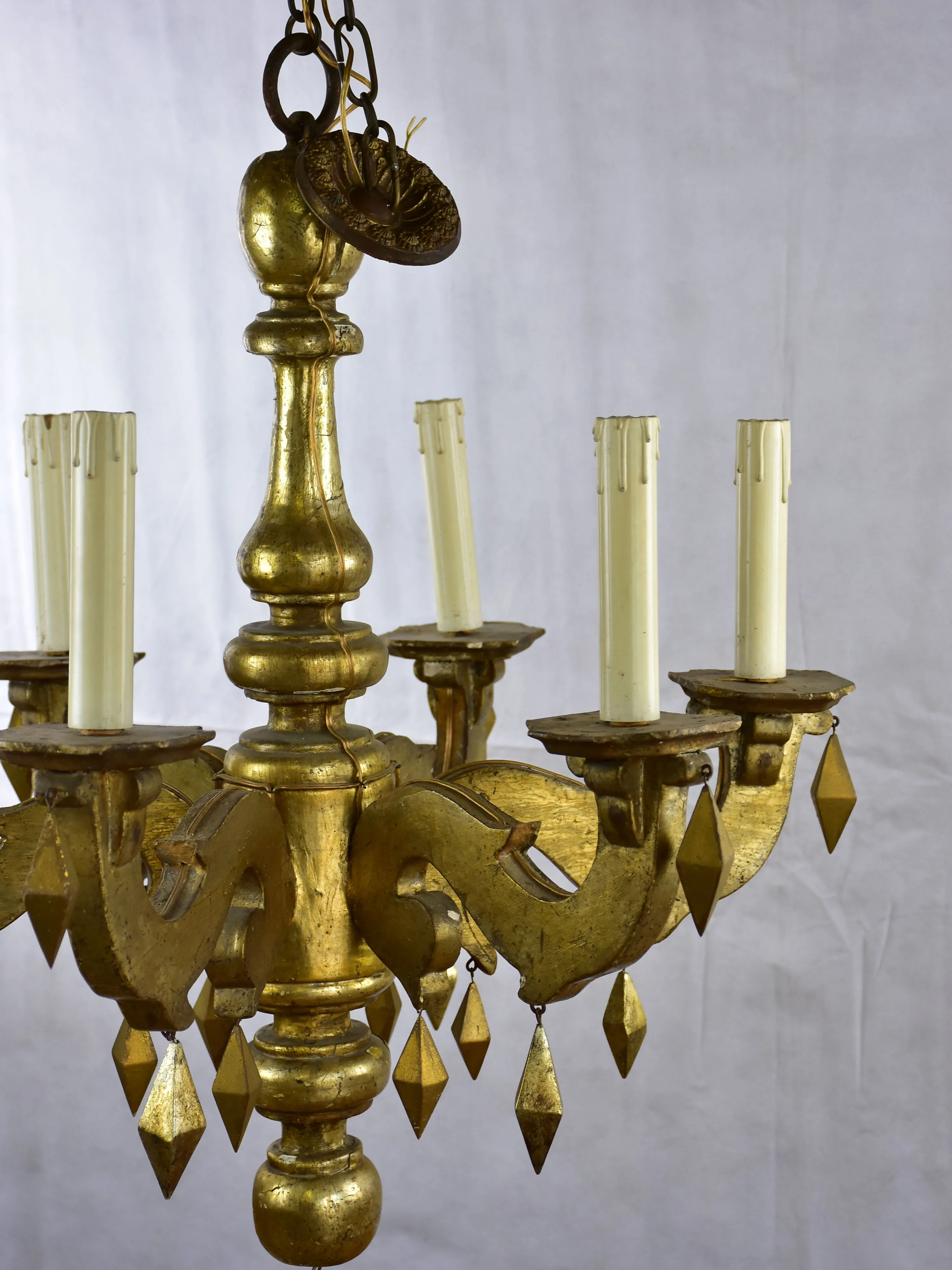 18th Century Italian chandelier - gold finish