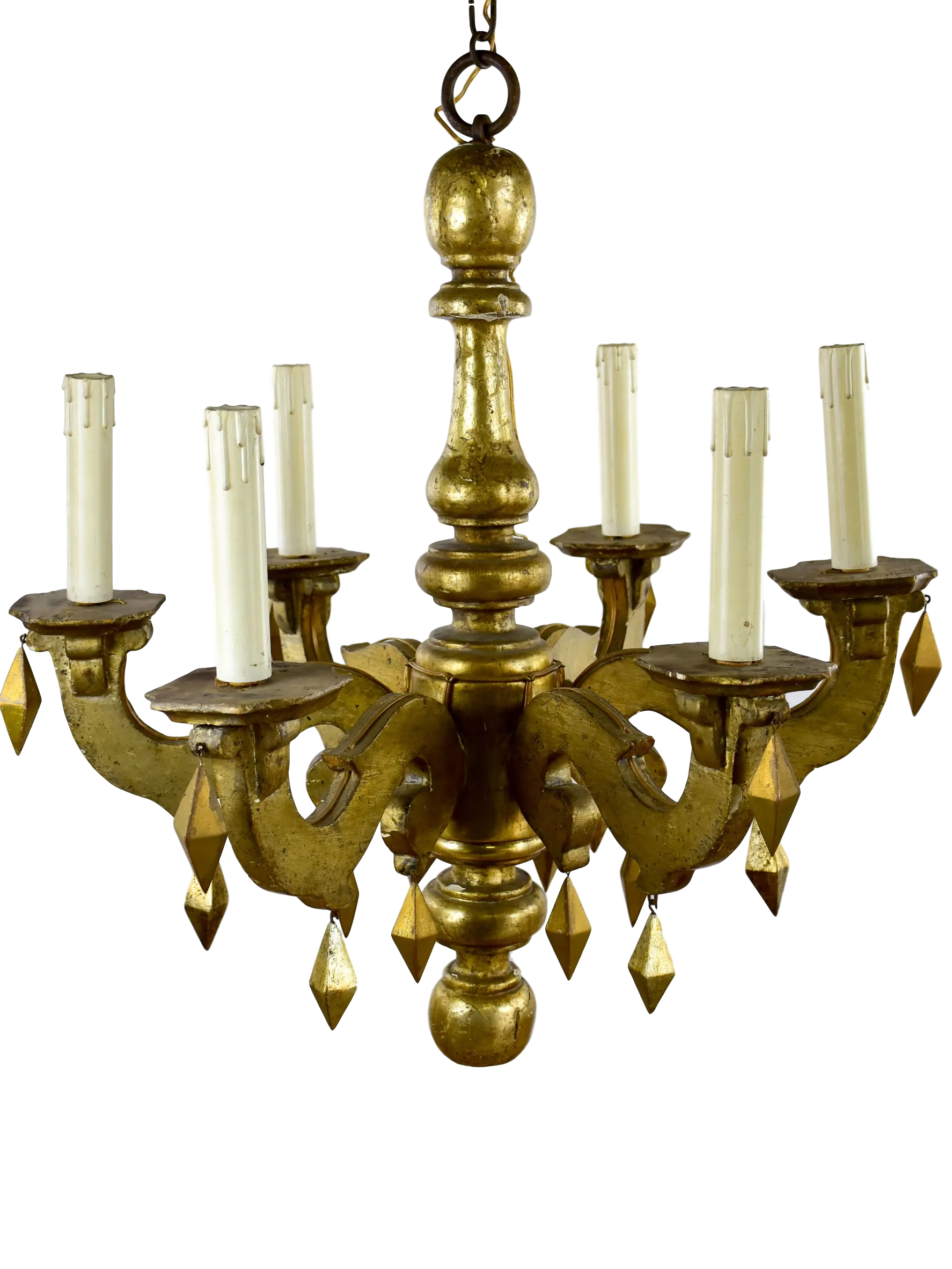 18th Century Italian chandelier - gold finish