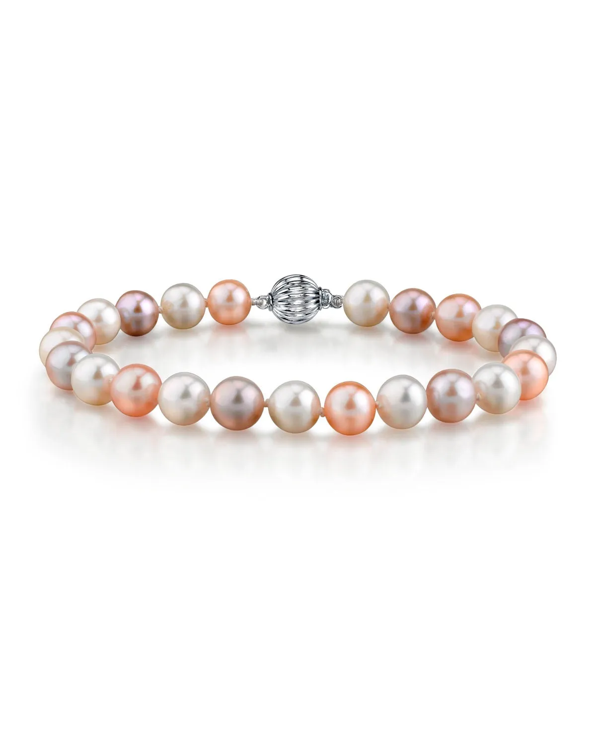 7.0-7.5mm Multicolor Freshwater Pearl Bracelet - AAAA Quality