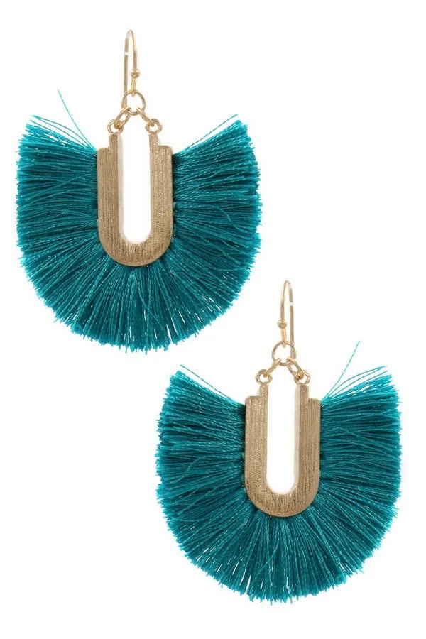 Adorable 2" Tassel Drop Earrings