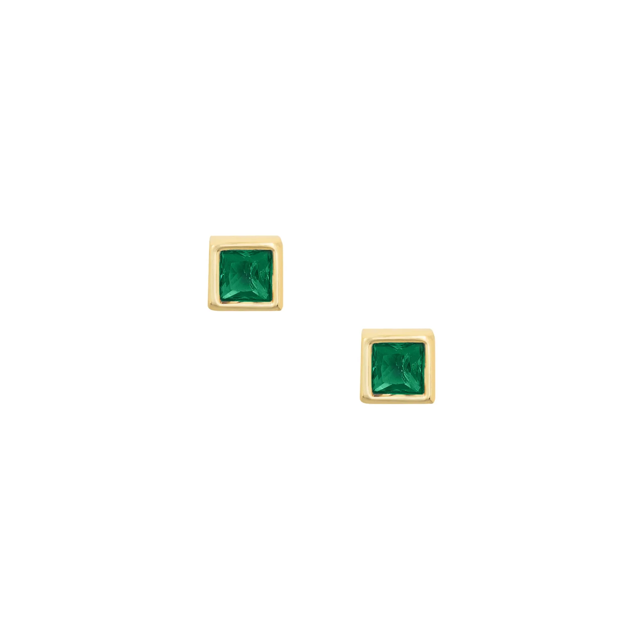 Agora Studs - Green