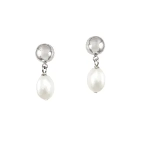 Alouet Pearl Studs - Silver