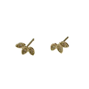 Amy Triple Marquis Pave Studs