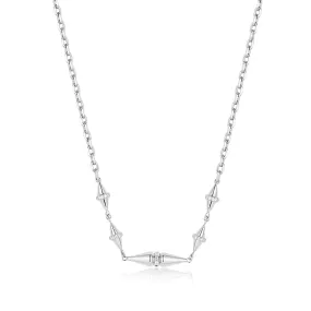 Ania Haie Silver Geometric Chain Necklace N053-04H