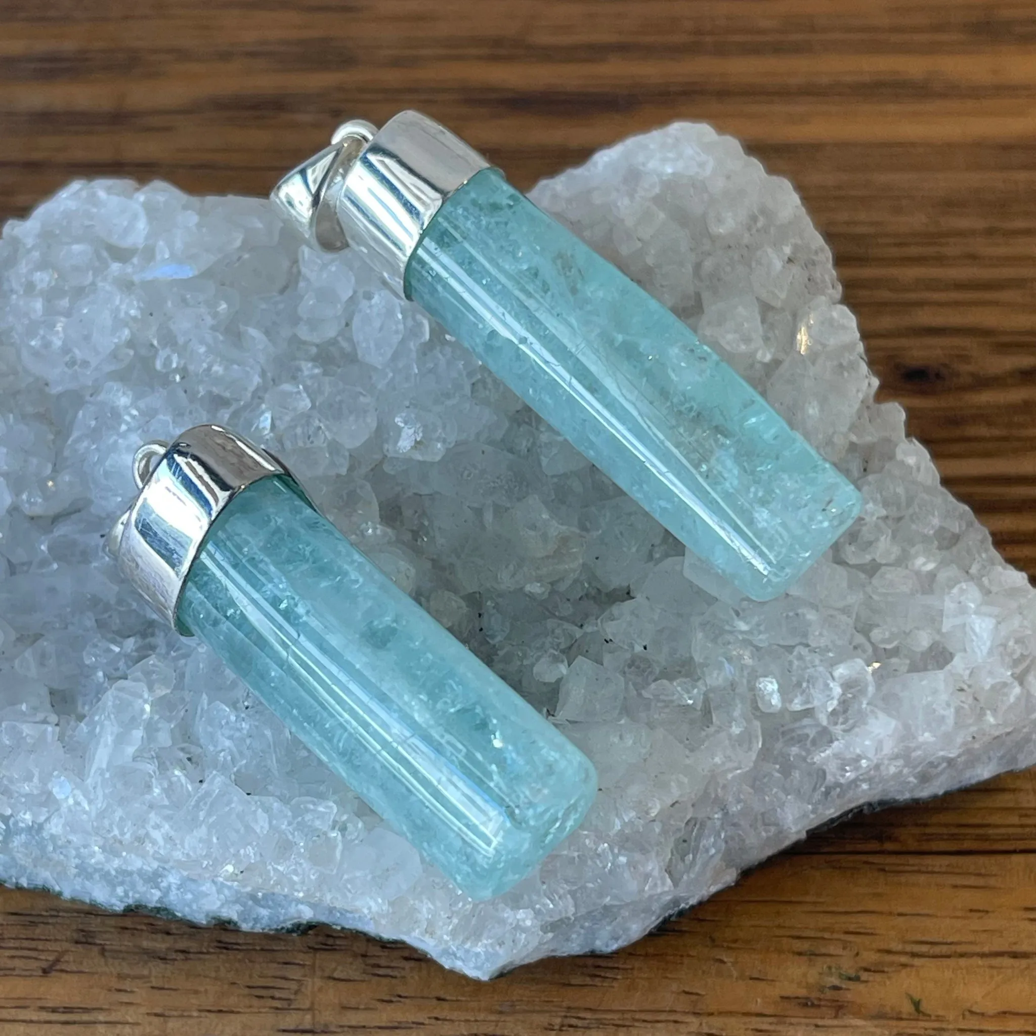 AQUAMARINE PENDANTS | Polished