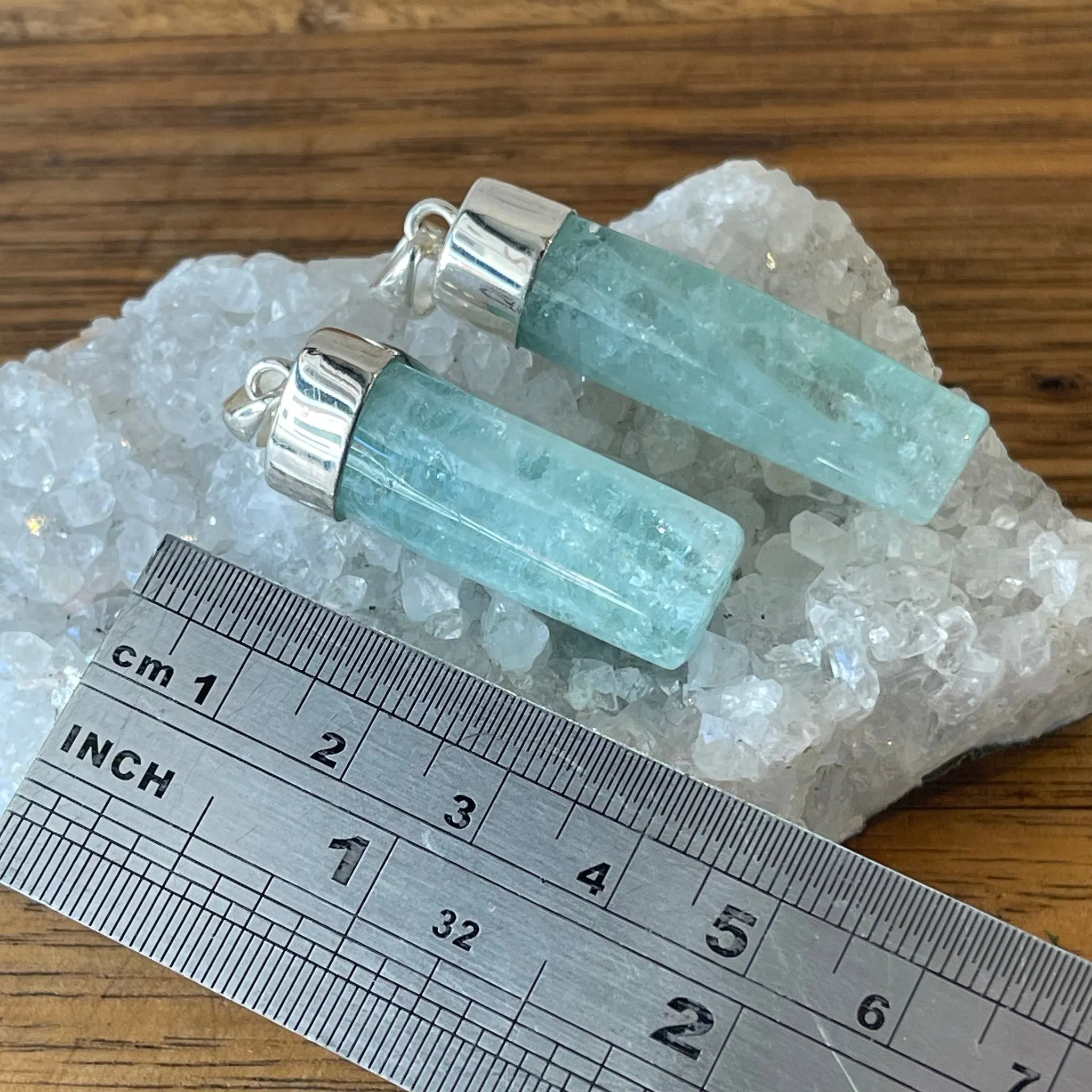 AQUAMARINE PENDANTS | Polished