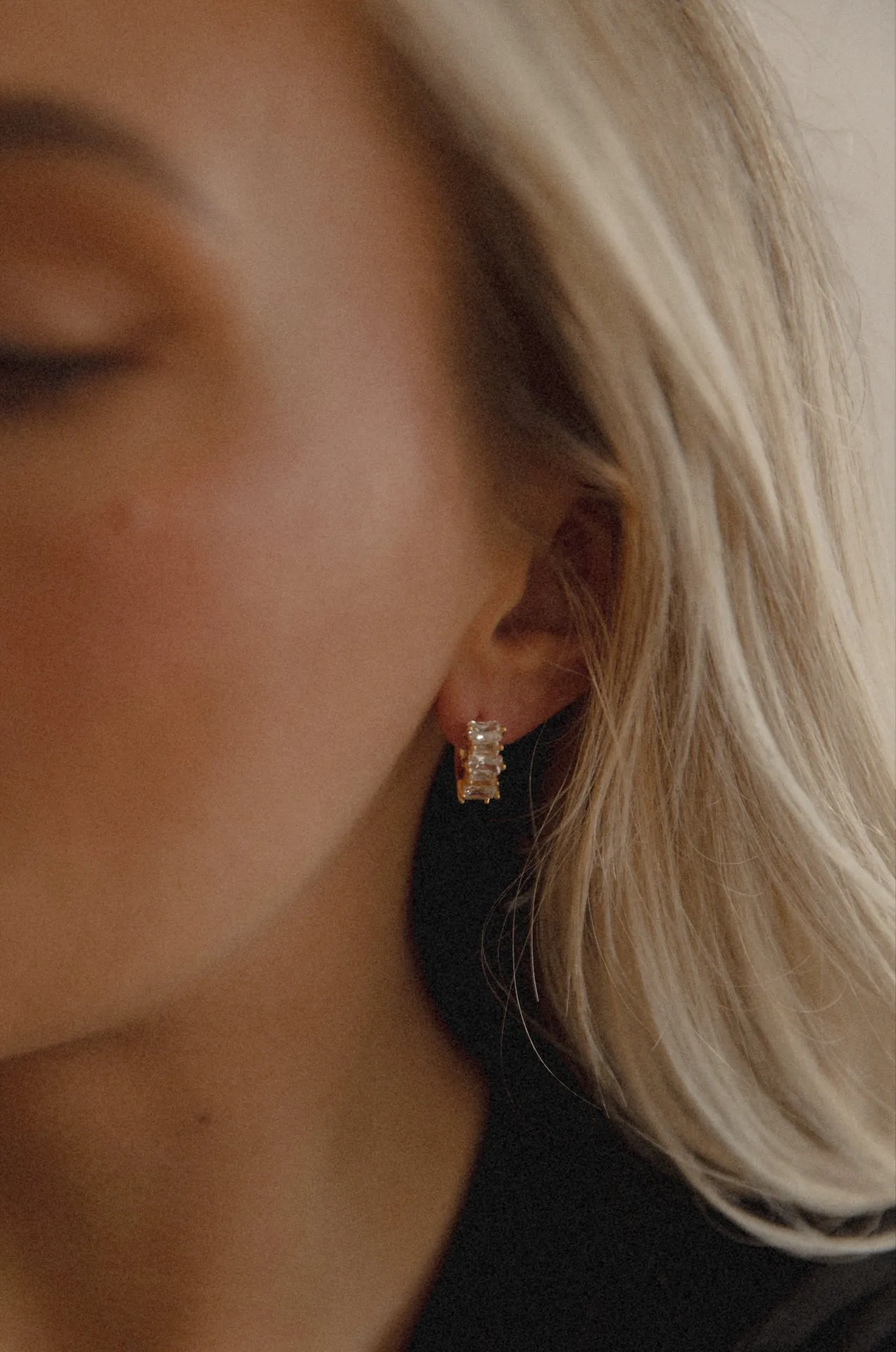 Baguette Diamond Earrings