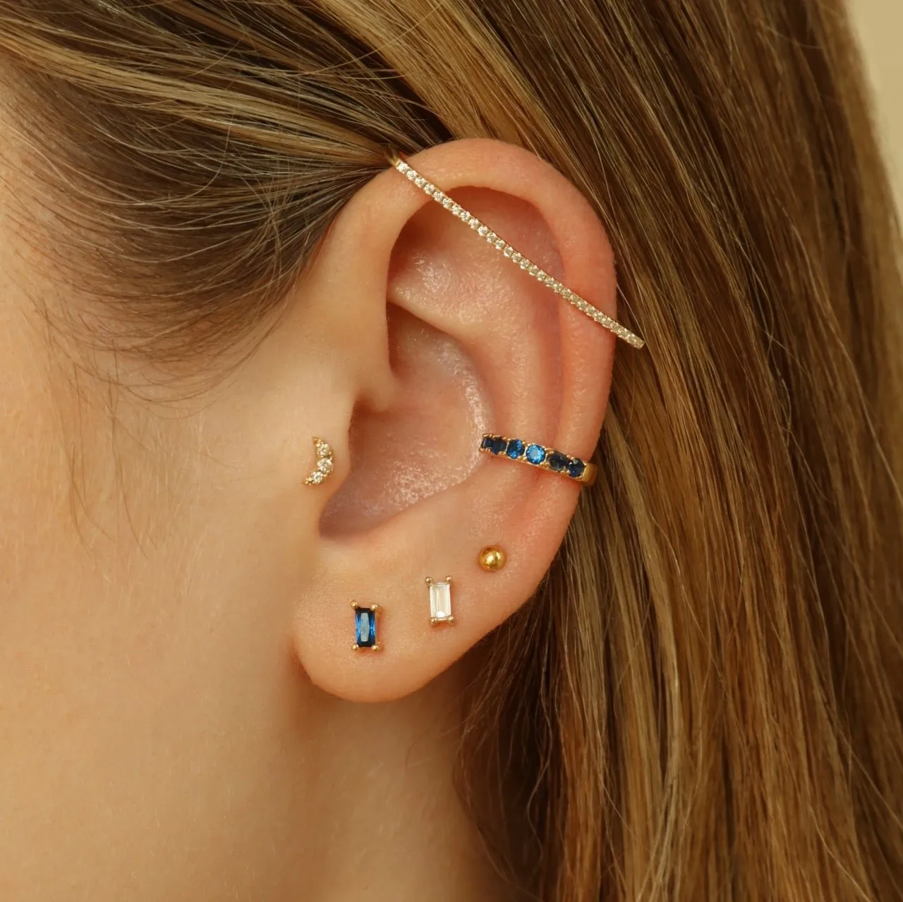 Baguette Studs