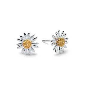 Bellis Daisy Stud Earrings Sterling Silver