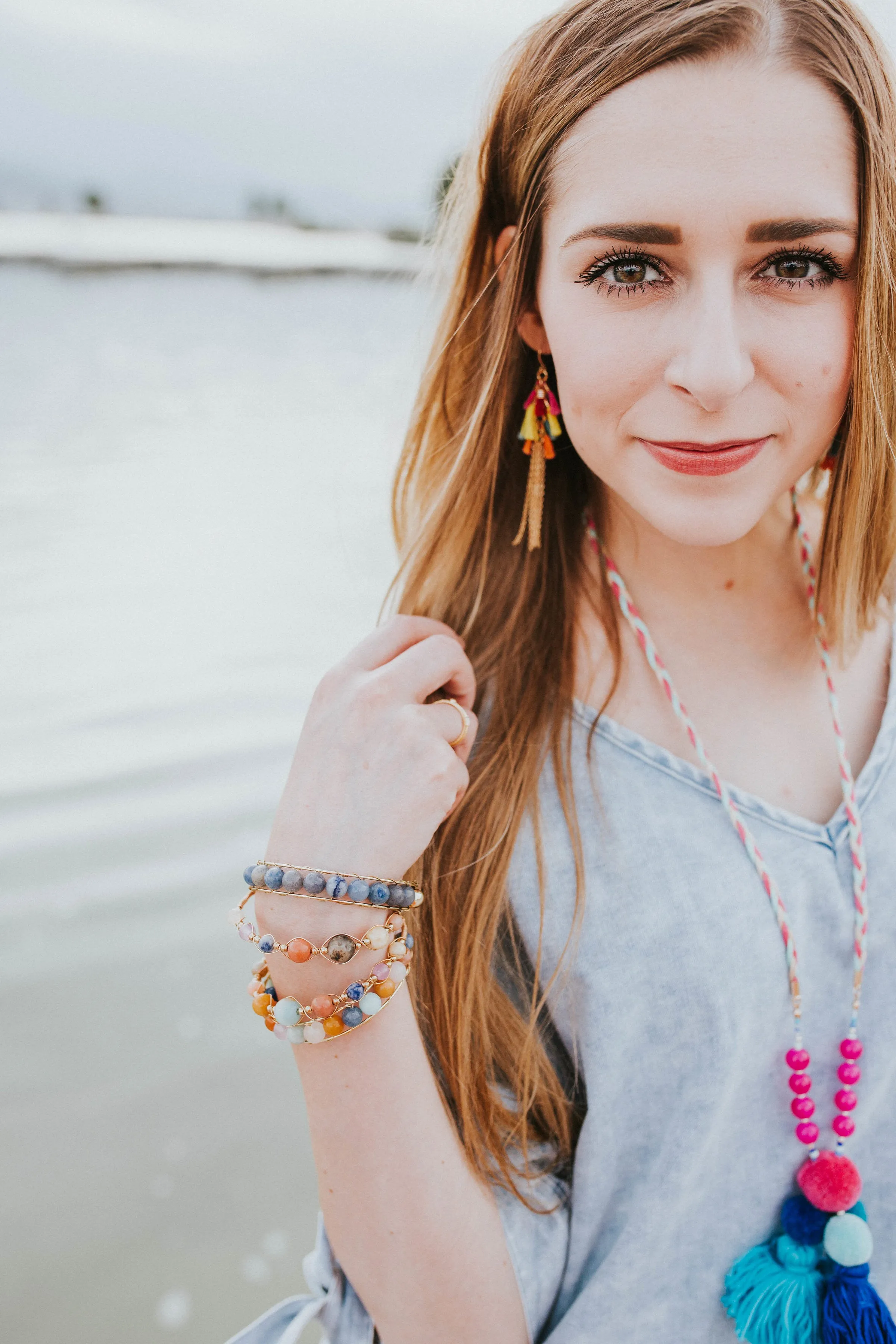 Cascading Tassel Earrings