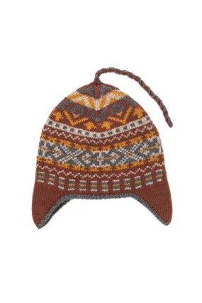 Cashmere Fairisle Inca Beanie