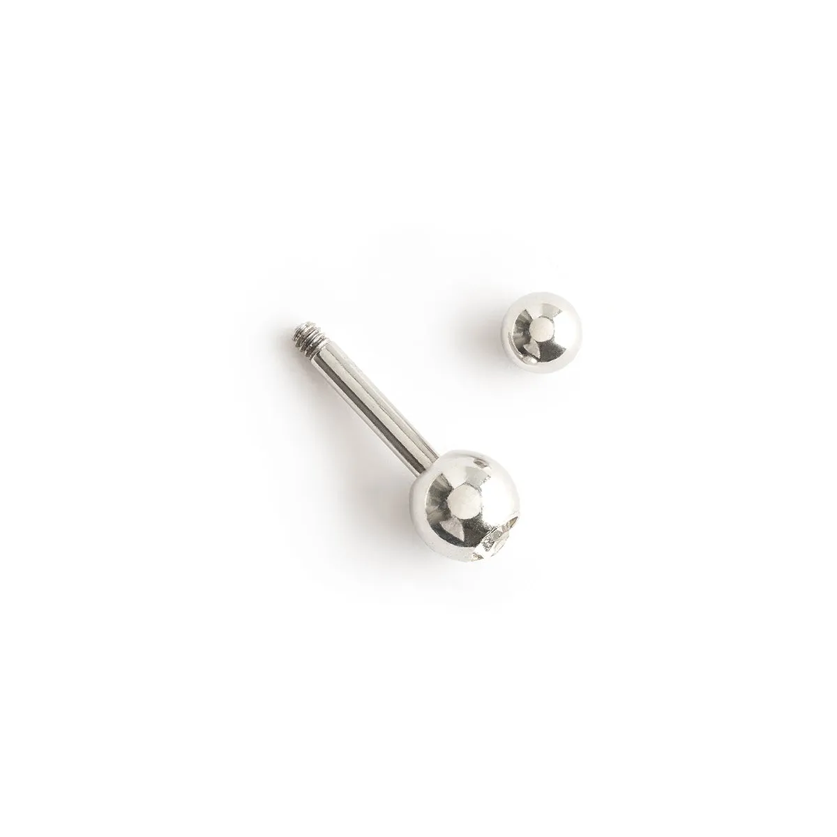 Crystal Ball Helix Single Earring