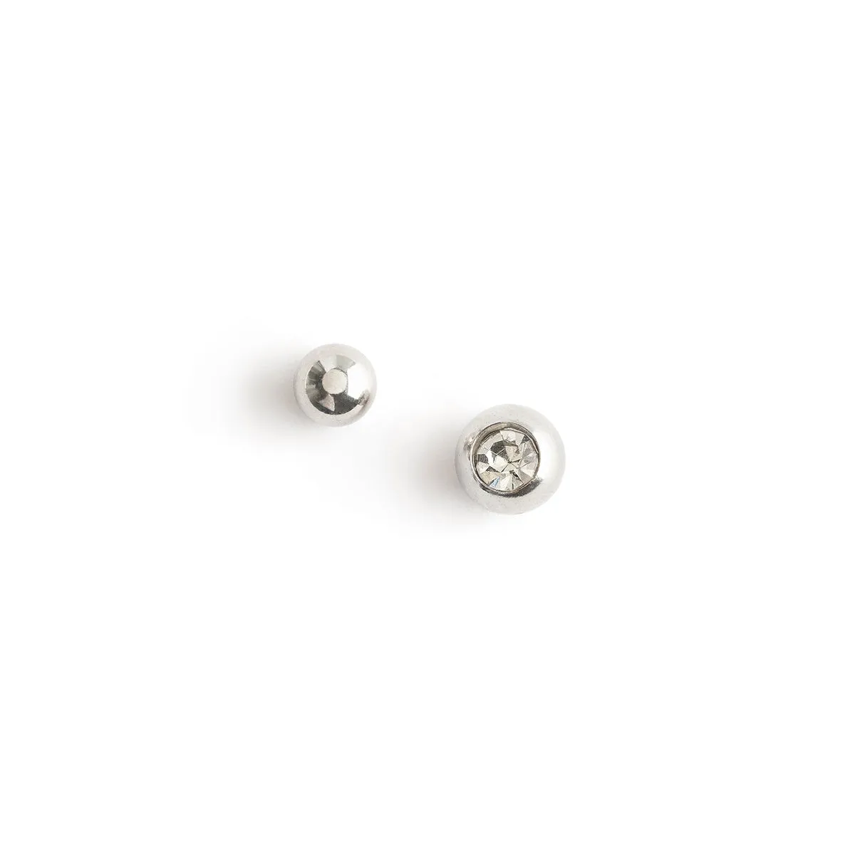 Crystal Ball Helix Single Earring