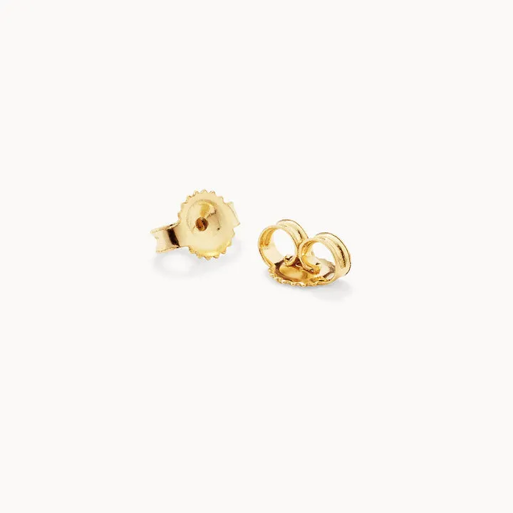 Diamond Triple Stud Earrings in 10k Gold