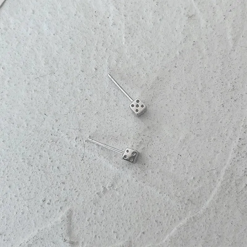 Dice Ear Studs