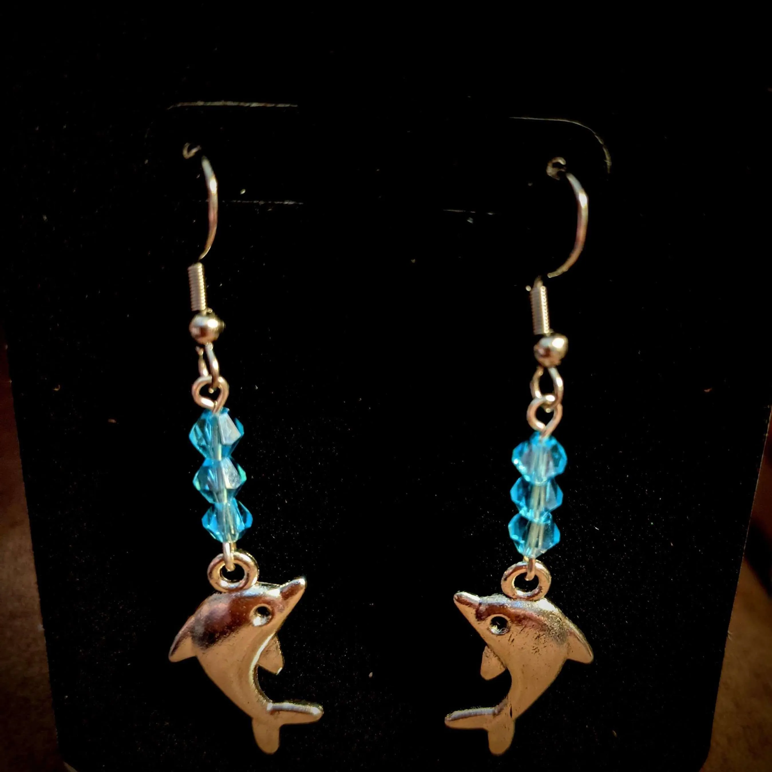 Dolphin Crystal Earrings