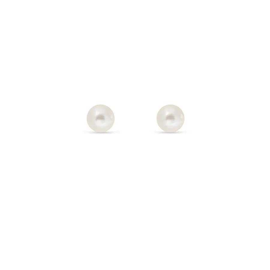 Ear Sense Earrings WPE-5 5mm Pearl Stud Earrings