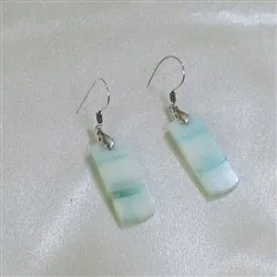 Exquisite Drop Earrings Rare Hemimorphite Drop Gemstone