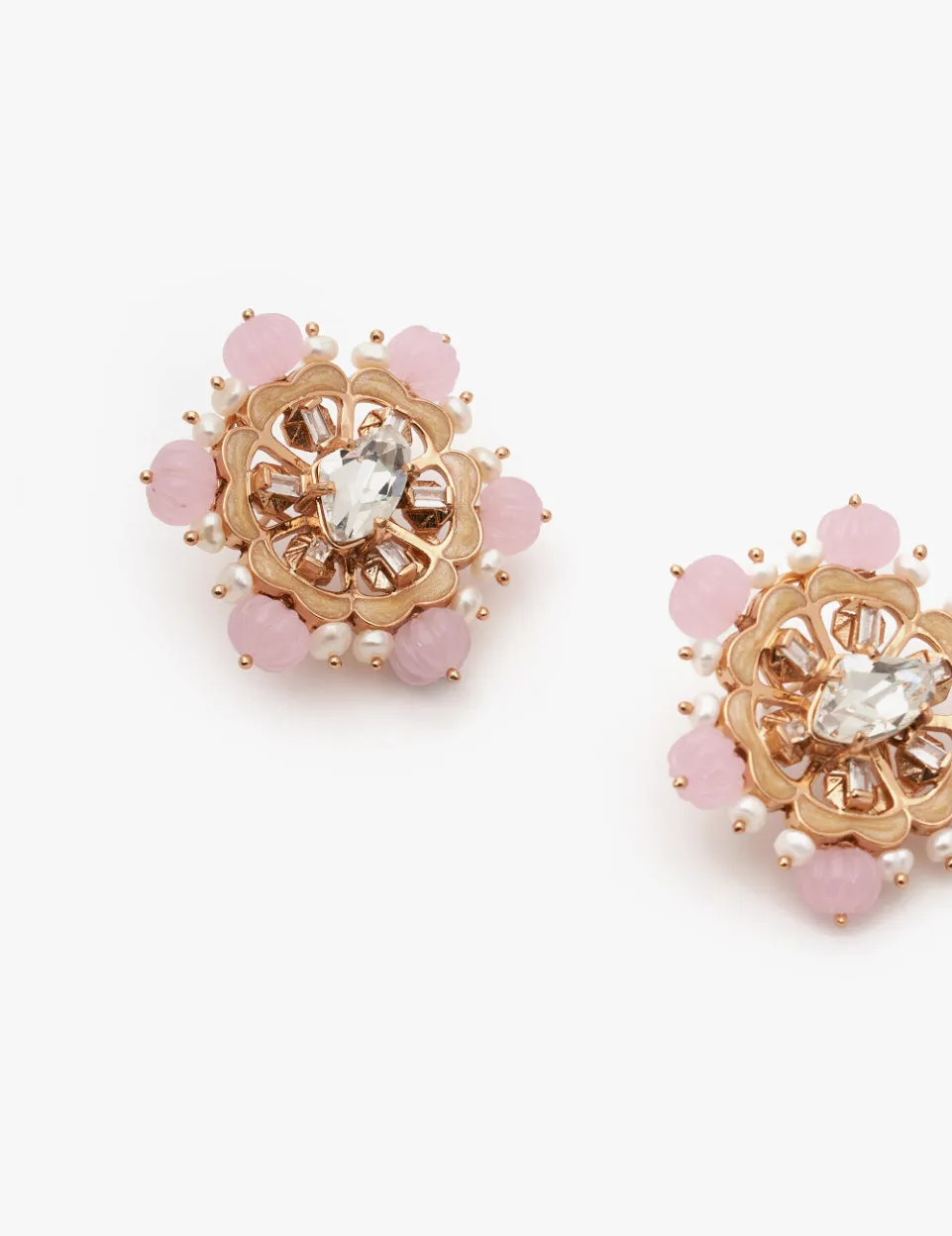 Fluora Eternite Blush Ear Studs