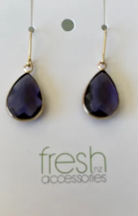 Fresh Accessories Earrings Emma Plum