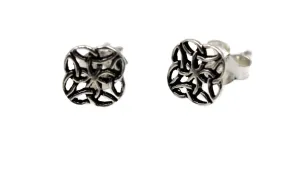 Genuine Sterling Silver 925 Small Celtic Stud Earrings