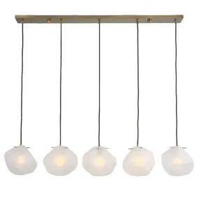 Geodesic 5 Light Linear Pendant