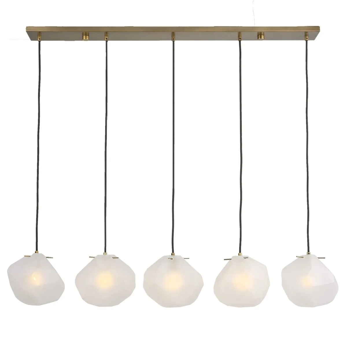 Geodesic 5 Light Linear Pendant