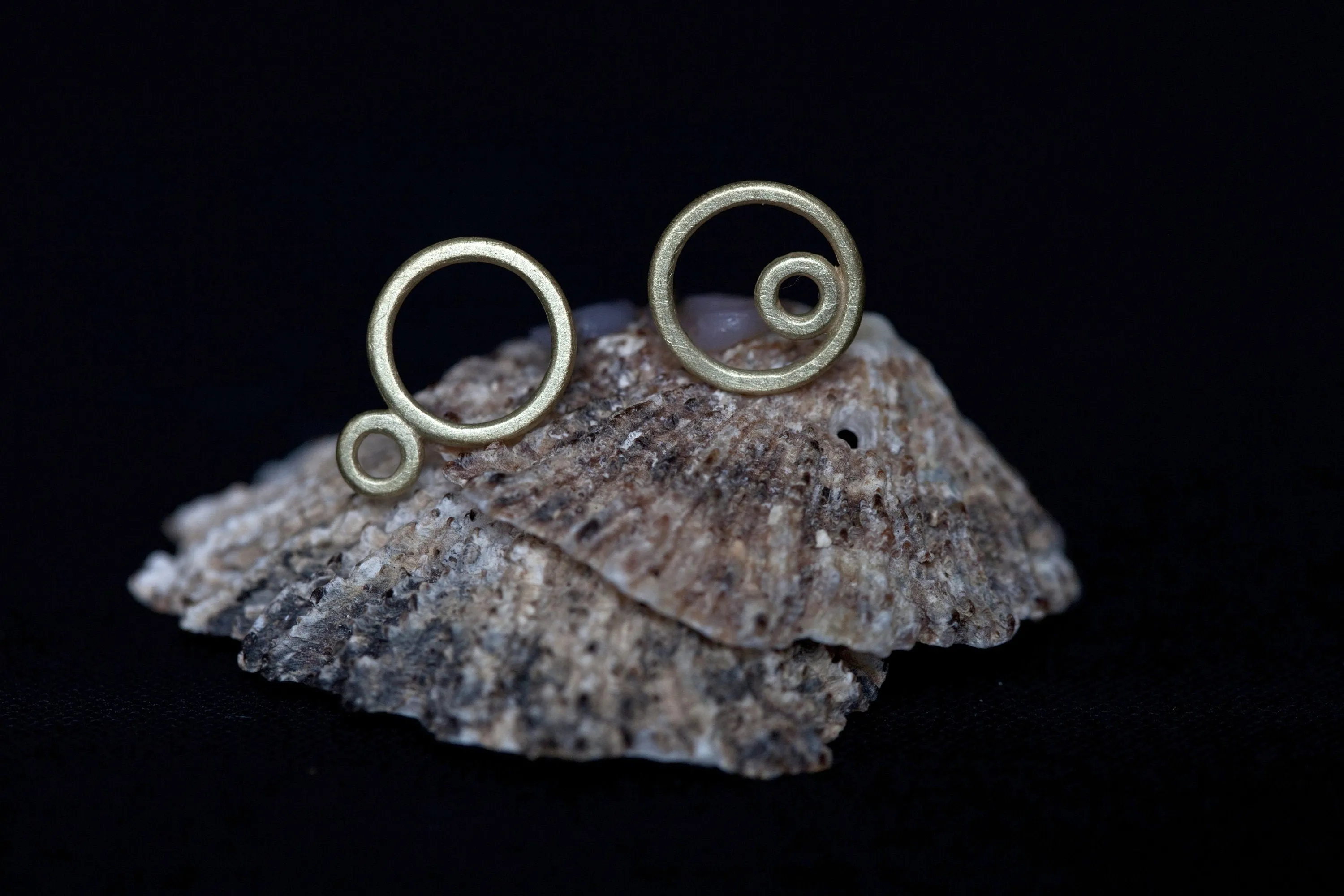 Geometric Gold Earrings