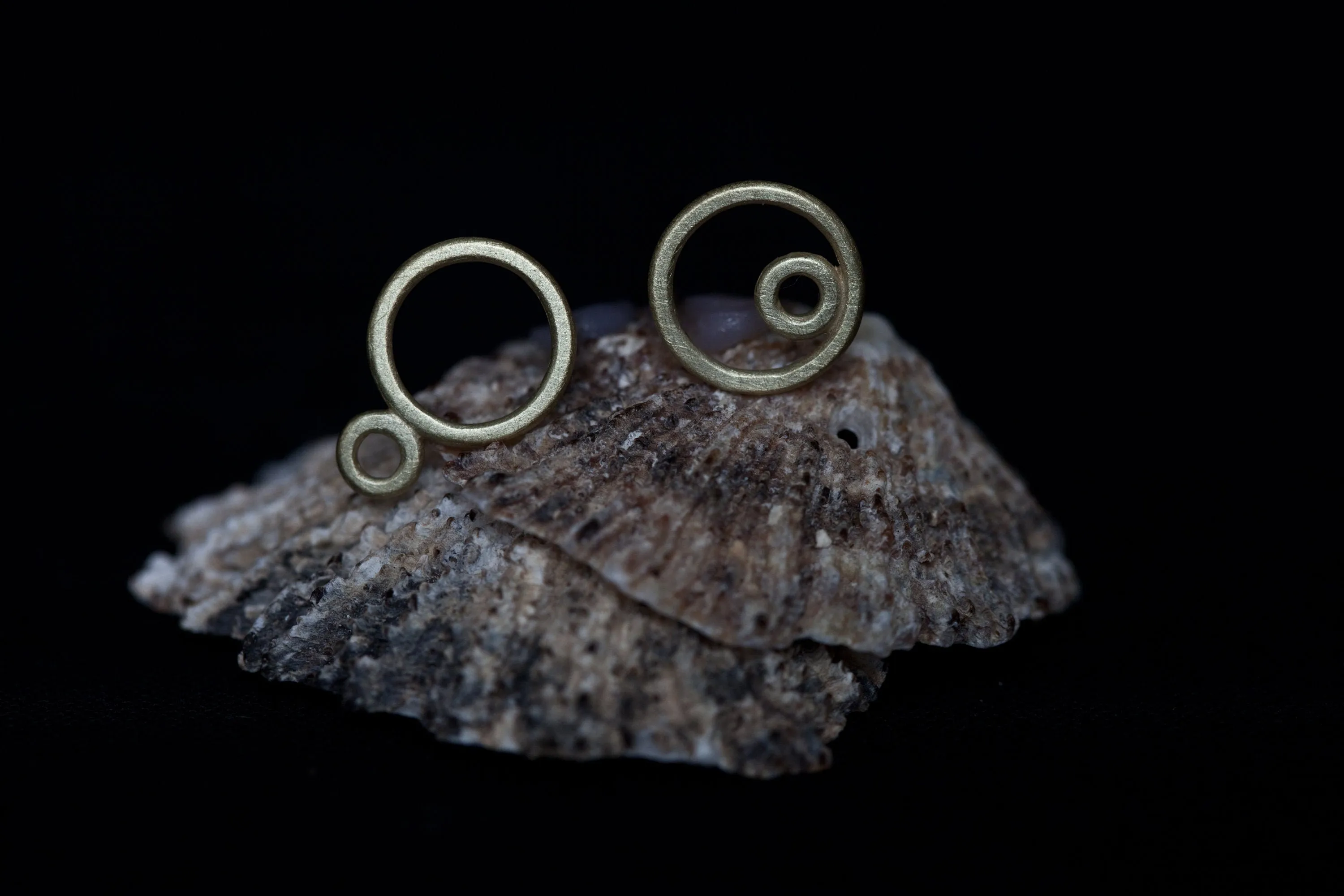 Geometric Silver Earrings