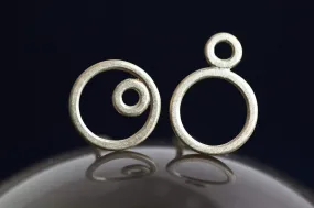 Geometric Silver Earrings