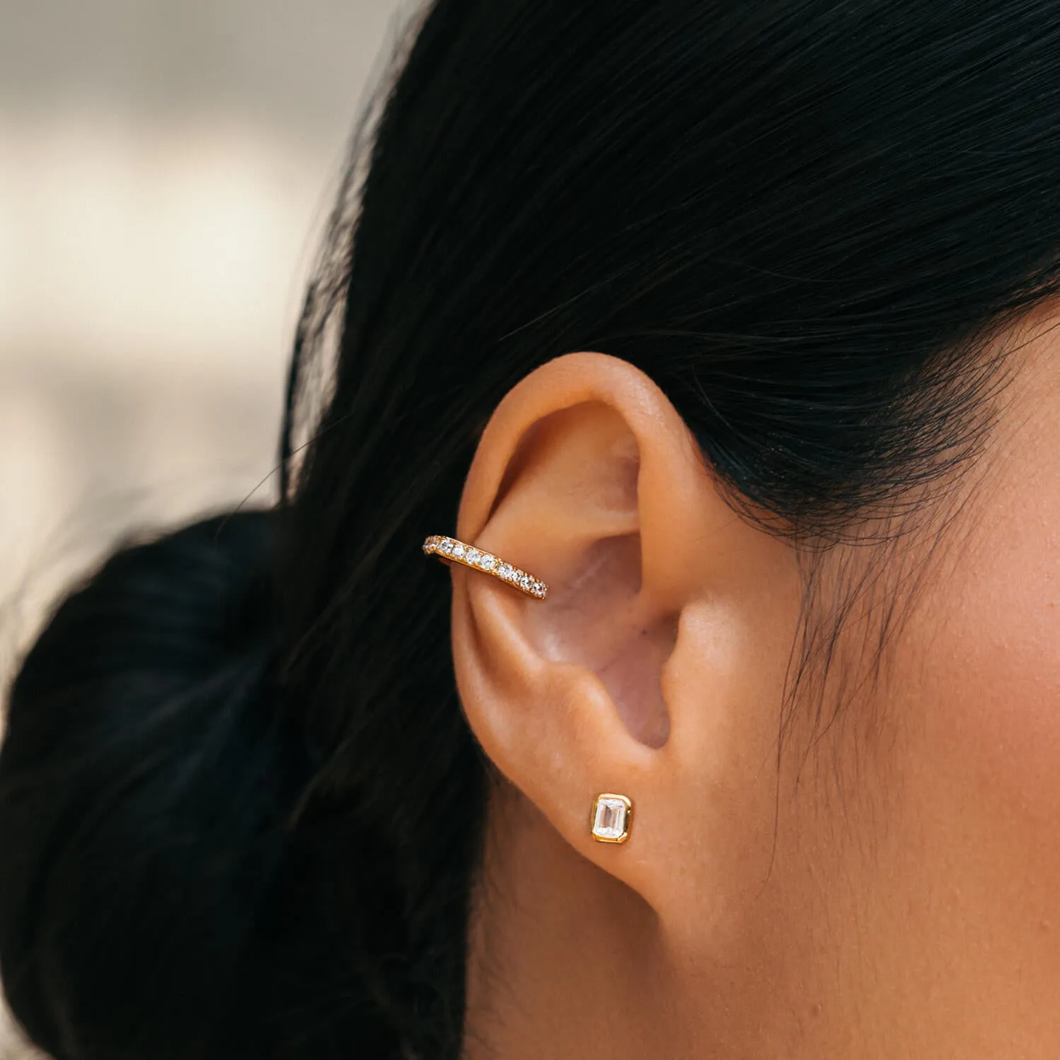 Gold Aven Ear Cuff