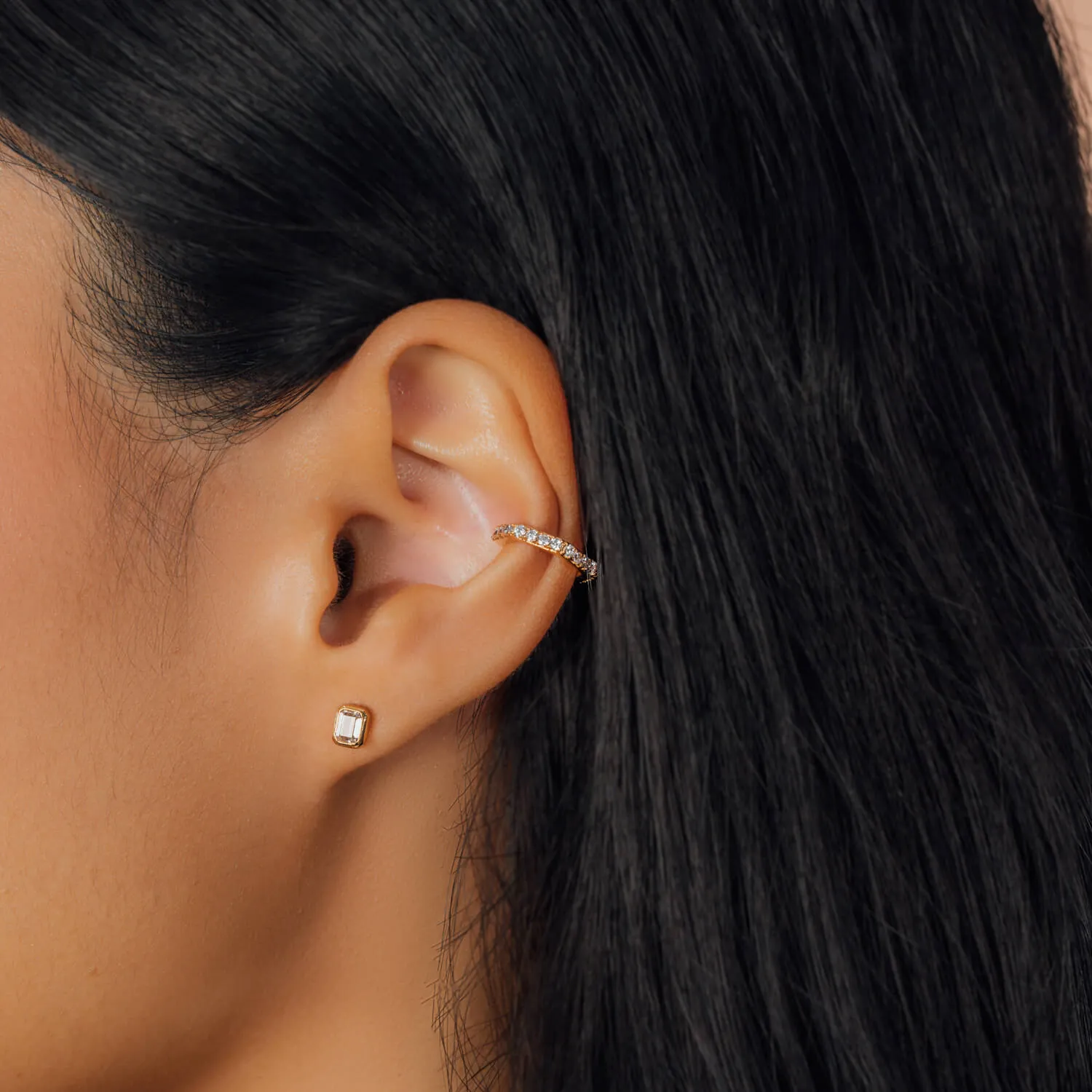 Gold Aven Ear Cuff