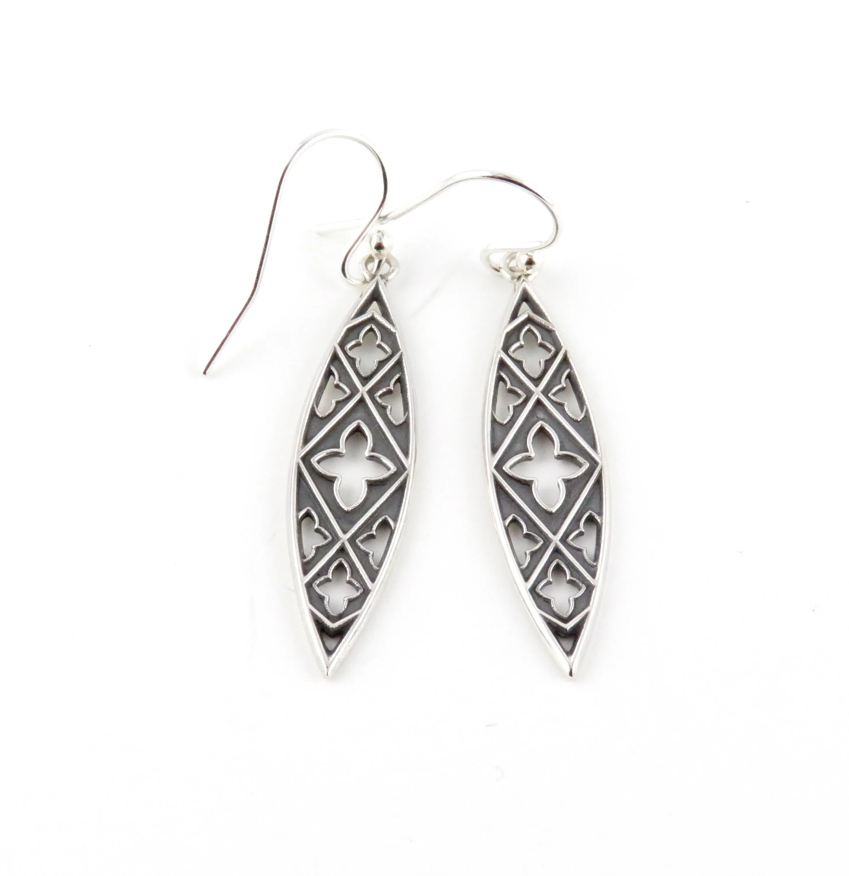 Gothic Marquis Cutout Earrings