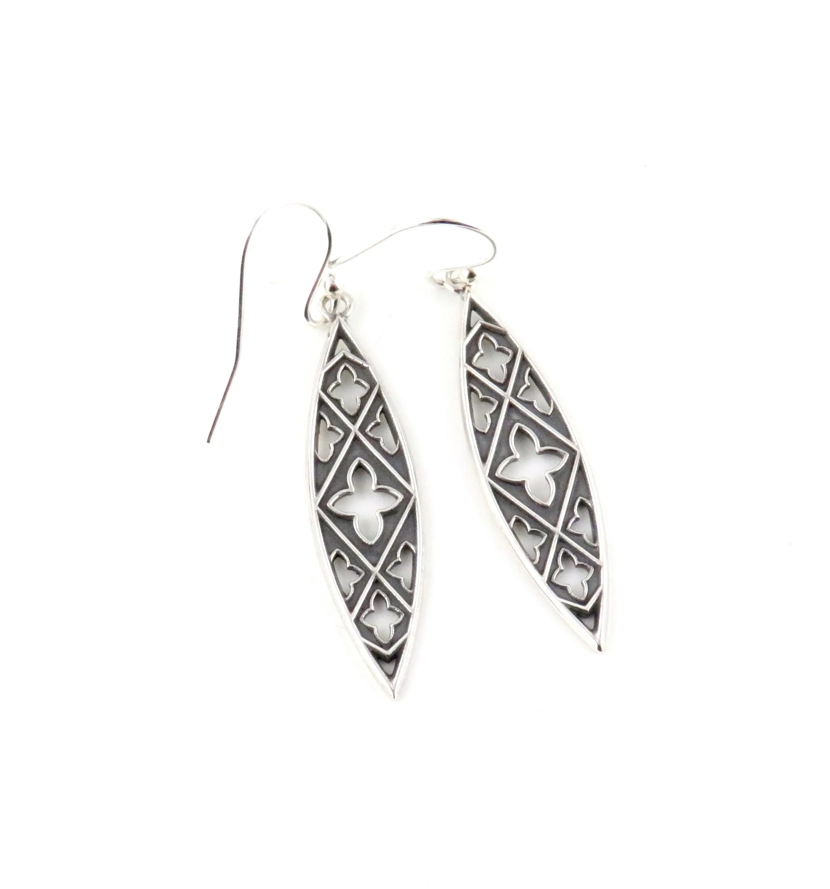 Gothic Marquis Cutout Earrings