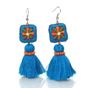 Hill Tribe Crocheted Earrings, B