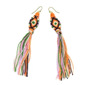 Hilltribe Crocheted Earrings, P