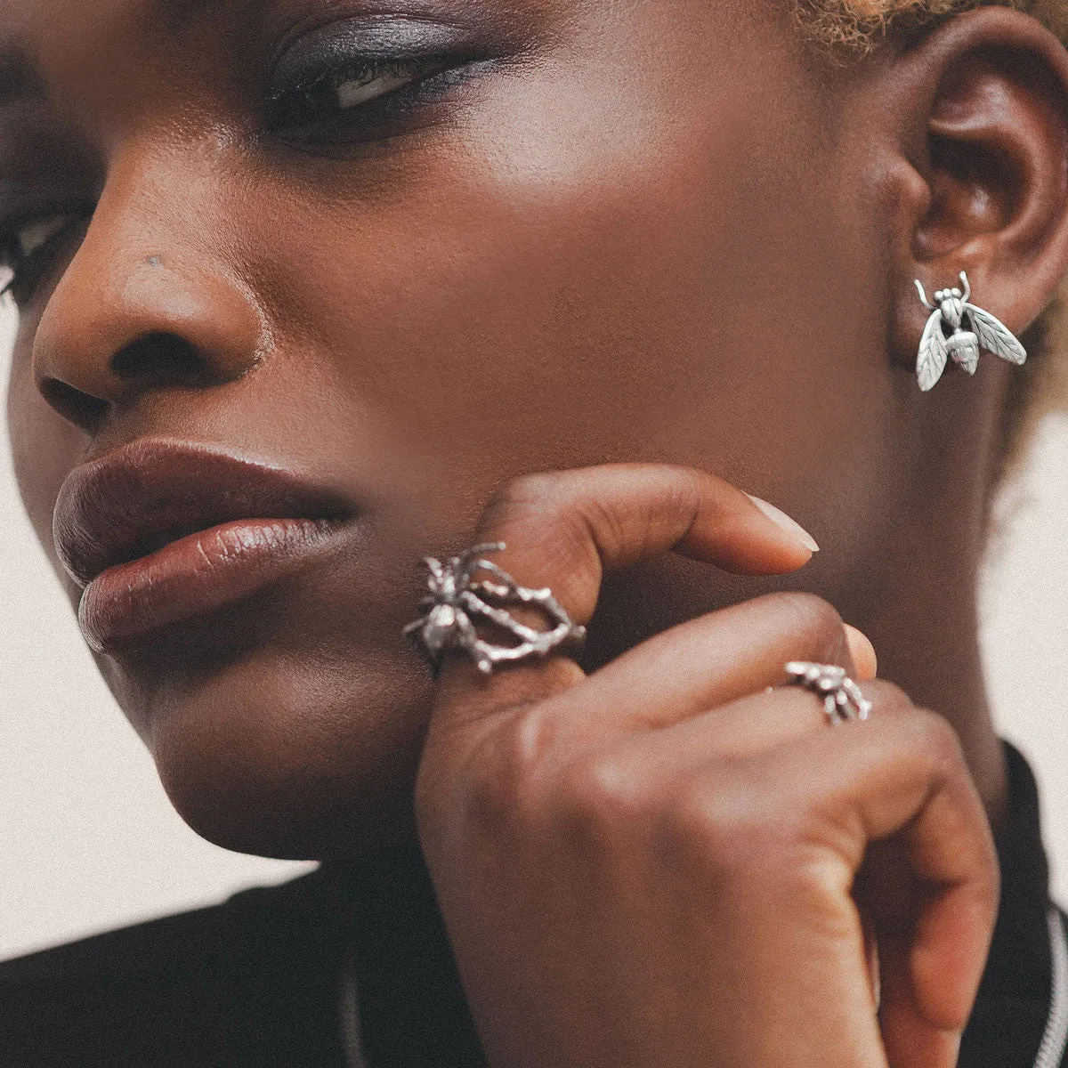 Hoverfly Stud Earrings by Yasmin Everley