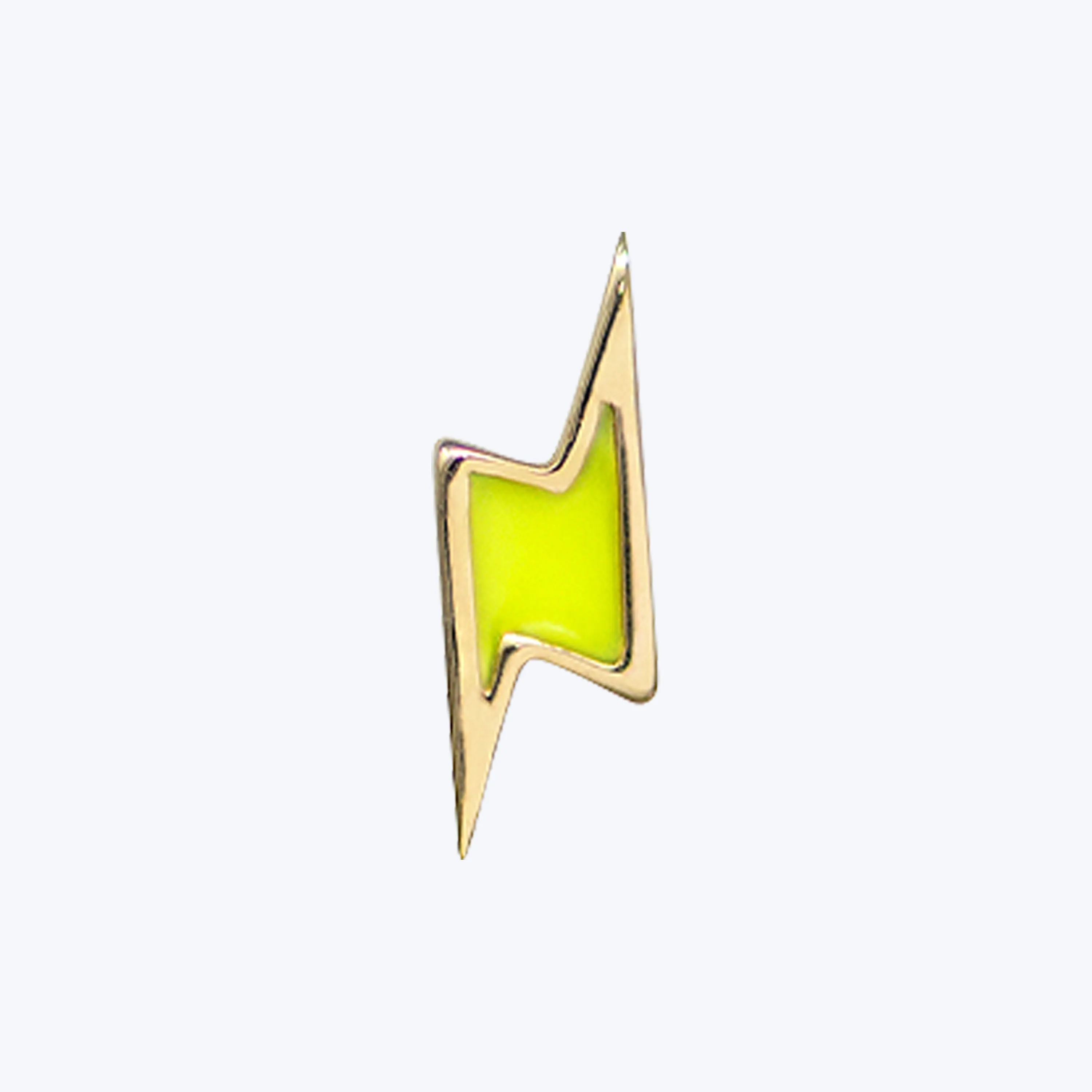 Jac Jo Enamel Lightning Bolt Stud