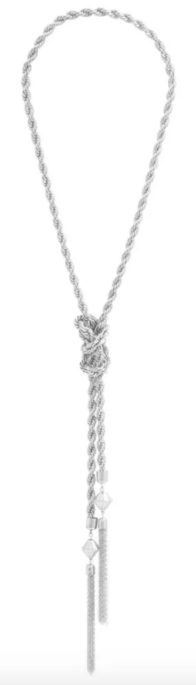 Karine Sultan Twisted Antique Silver Chain