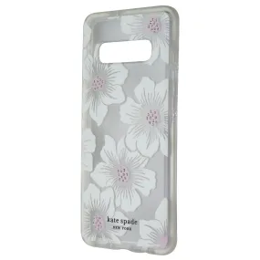 Kate Spade Defensive Hardshell Case for Galaxy (S10 ) - Hollyhock Cream / Clear