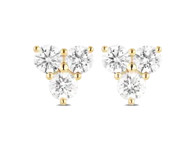 Lab-Grown Diamond ⅗ct. tw. Mini Trio Round Brilliant Studs | White