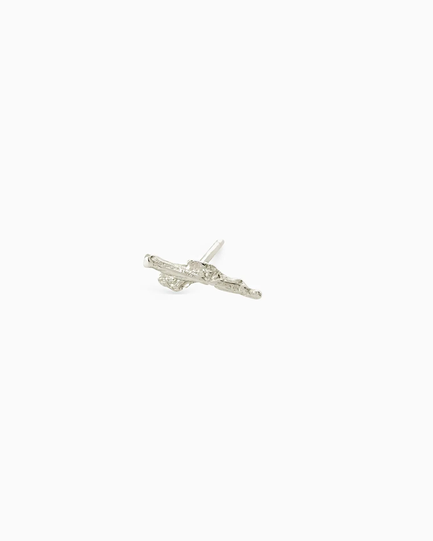 Linen Ear Pin 4.0 | Silver