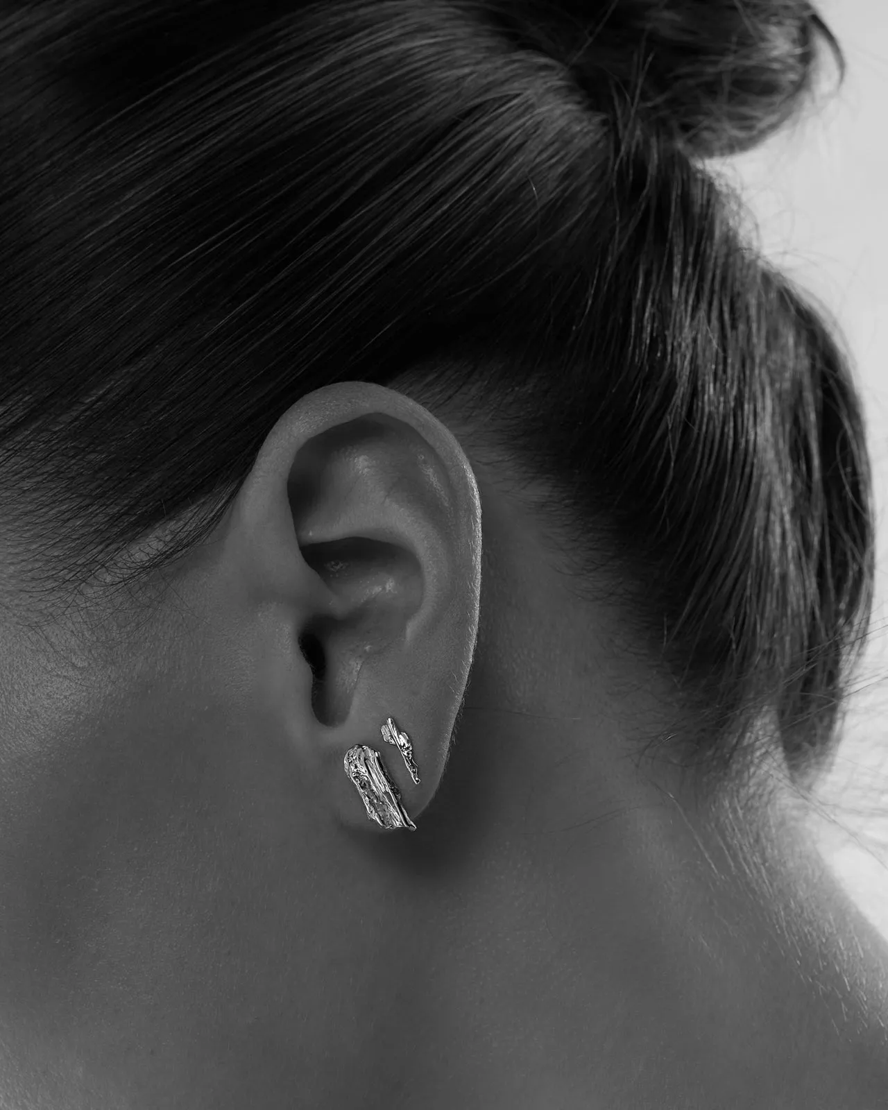 Linen Ear Pin 4.0 | Silver