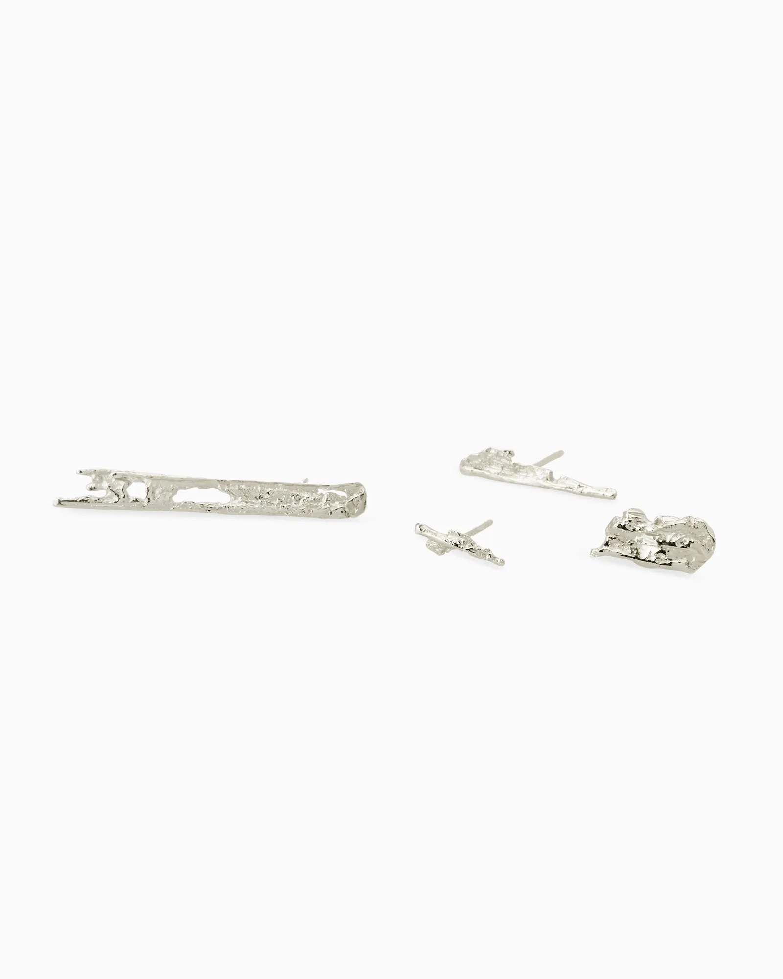 Linen Ear Pin 4.0 | Silver