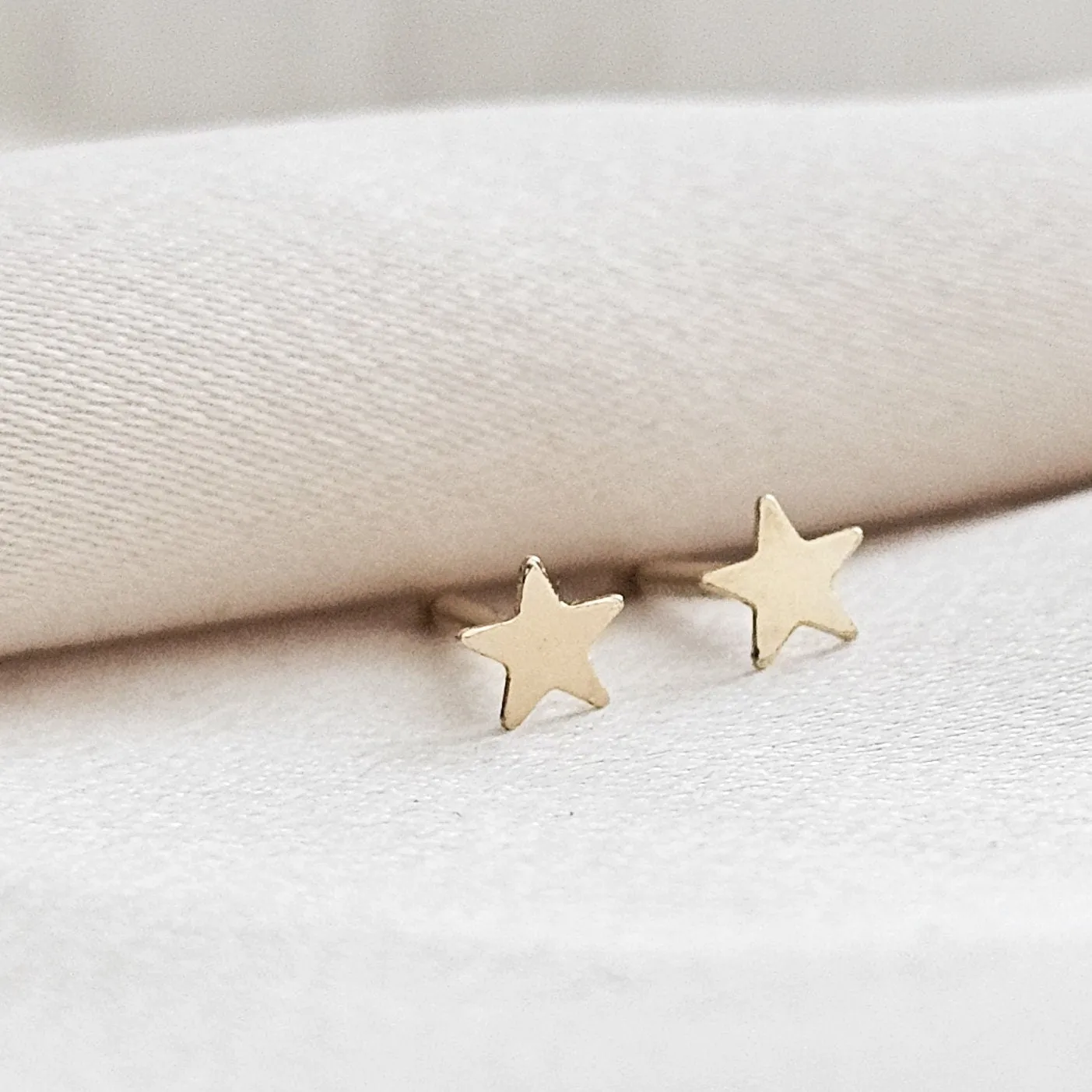 Little Gold Star Studs