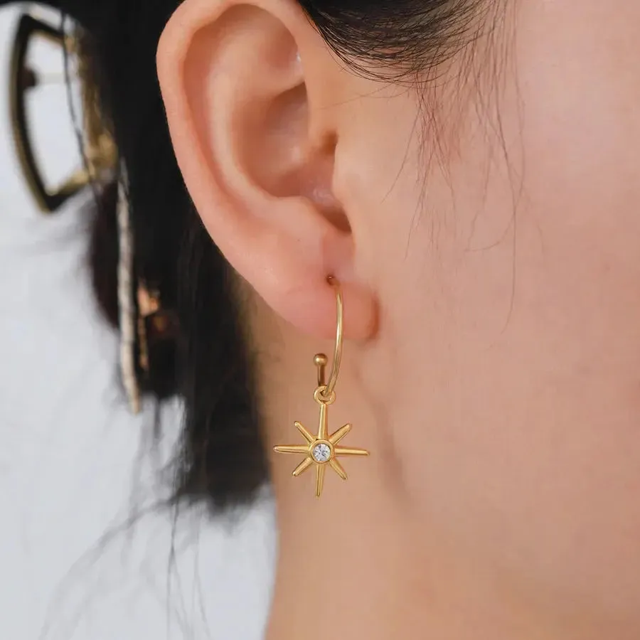 Minimalistic 18K Gold Plated Earrings