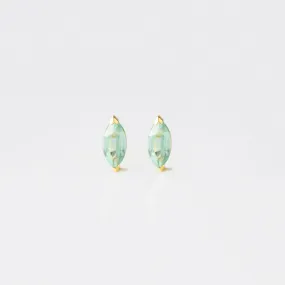 Mint Kyanite Marquise Stud Earrings