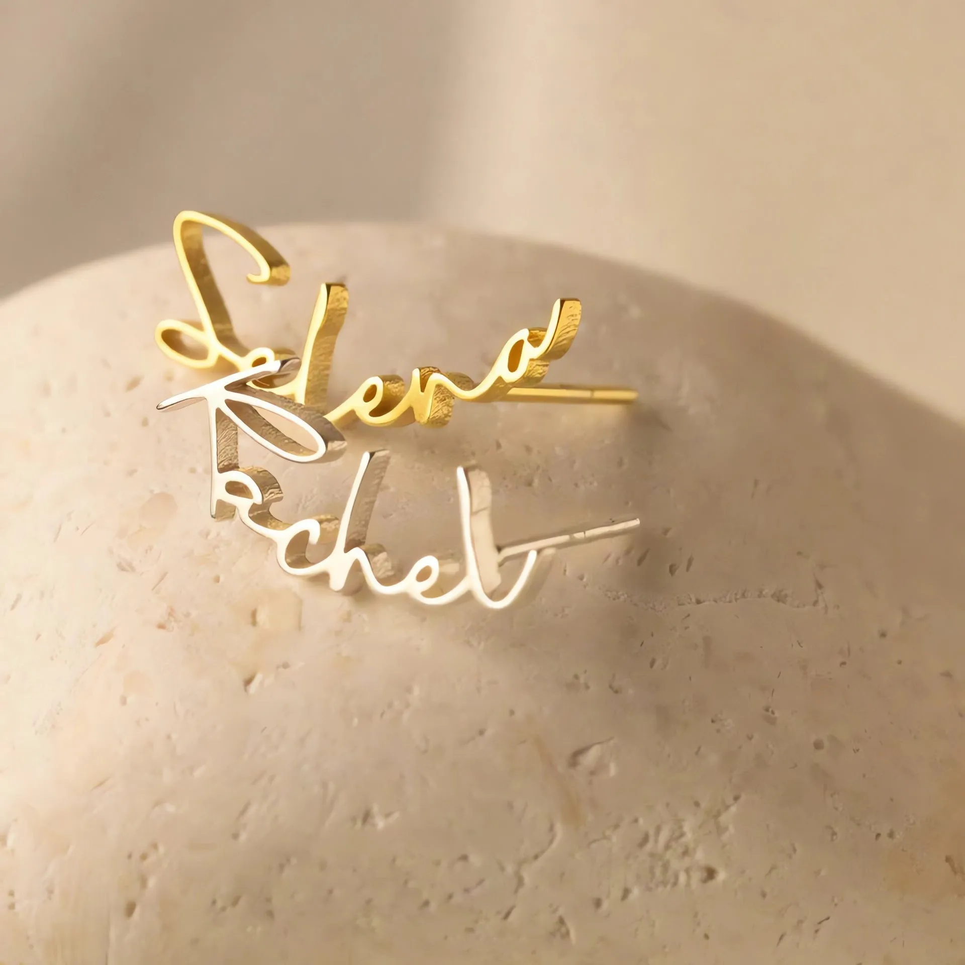 Personalized Custom Name Ear Studs