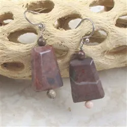 Rainforest Agate Earrings