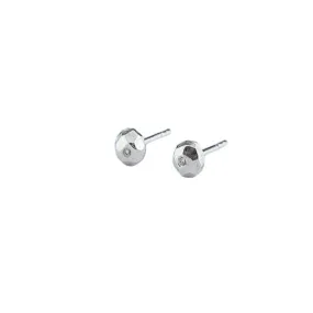 Raw Dot 925 sterling silver diamond studs